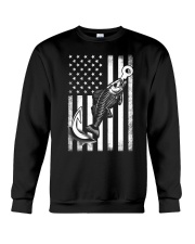 Fish Hook Flag - Fishing Gifts Crewneck Sweatshirt tile