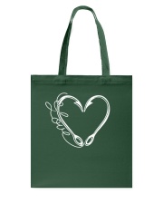 Fishing Hook Heart Love Tote Bag tile