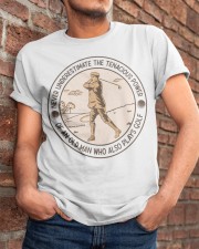 Never Underestimate Old Lady - Love Golf Classic T-Shirt apparel-classic-tshirt-lifestyle-26