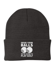 Grab Your Balls - We're Going To Play Golf - Golf Gifts Knit Beanie tile