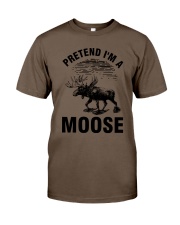 Pretend I'm A Moose - Hunting Lover Classic T-Shirt tile