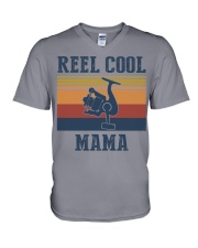 Reel Cool Mama - Love Fishing V-Neck T-Shirt tile