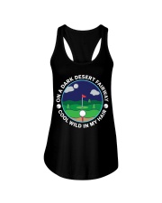 On A Dark Desert Fairway - Cool Wild In My Hair - Love Golf Ladies Flowy Tank tile