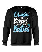 Cruising And Boozing With Bestie - Cruise Gifts Crewneck Sweatshirt tile