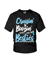 Cruising And Boozing With Bestie - Cruise Gifts Youth T-Shirt tile