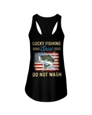 Lucky Fishing Shirt Do Not Wash - Fishing Gifts Ladies Flowy Tank tile