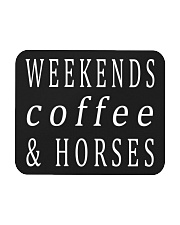 Weekends Coffee And Horse Mousepad tile