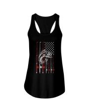 Fishing Rod Flag Ladies Flowy Tank tile