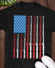 Fishing Rods Flag - Love Fishing Classic T-Shirt apparel-classic-tshirt-lifestyle-front-160
