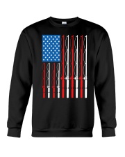 Fishing Rods Flag - Love Fishing Crewneck Sweatshirt tile