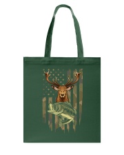 Deer Hunting Fishing Flag - Love Fishing Hunting Tote Bag tile