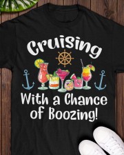 Cruising With A Chance Of Boozing - Cruise Gifts Classic T-Shirt apparel-classic-tshirt-lifestyle-front-160