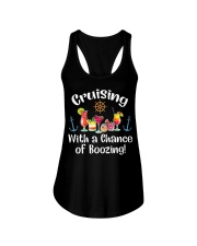 Cruising With A Chance Of Boozing - Cruise Gifts Ladies Flowy Tank tile