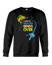 I Love It When She Bends Over - Love Fishing Crewneck Sweatshirt tile