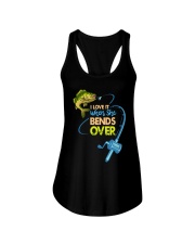 I Love It When She Bends Over - Love Fishing Ladies Flowy Tank tile