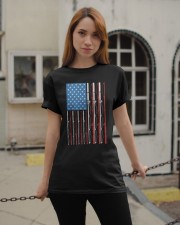 Fishing Flag - Love Fishing Classic T-Shirt apparel-classic-tshirt-lifestyle-19