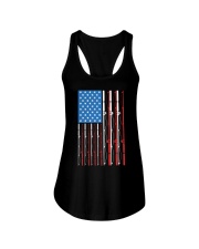 Fishing Flag - Love Fishing Ladies Flowy Tank tile