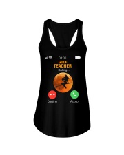 Golf Teacher Is Calling - Golf Gifts Ladies Flowy Tank tile