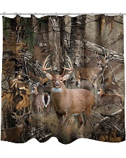 Hunting Camo - Love Hunting Shower Curtain tile