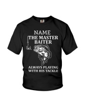 The Master Baiter Always Playing With His Tackle Custom - Love Fishing Youth T-Shirt tile