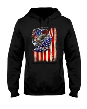 Bass Fishing Flag - Fishing Gifts Hooded Sweatshirt tile