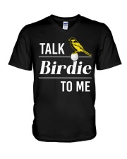 Talk Birdie To Me - Golf Lover V-Neck T-Shirt tile