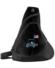 Golf Cart US Flag - Love Golf Sling Pack tile