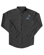 Golf Cart US Flag - Love Golf Dress Shirt tile