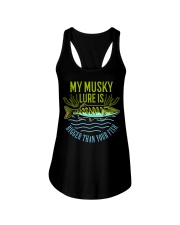 My Musky Lure Is Bigger Than Your Fish - Love Fishing Ladies Flowy Tank tile