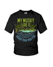 My Musky Lure Is Bigger Than Your Fish - Love Fishing Youth T-Shirt tile