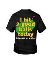 I Hit 2 Good Balls Today - I Stepped On A Rake Youth T-Shirt tile