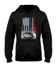 Hunting Fishing Flag - Love Fishing Hunting Hooded Sweatshirt tile