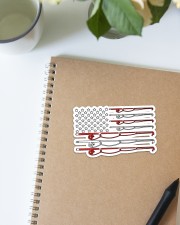 Fishing Rod - Love Fishing Sticker - Single (Horizontal) aos-sticker-single-horizontal-lifestyle-front-14