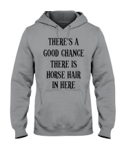 There Is A Chance There Is Horse Hair In Here Hooded Sweatshirt tile