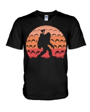 Bigfoot Golf Ball - Love Golf V-Neck T-Shirt tile