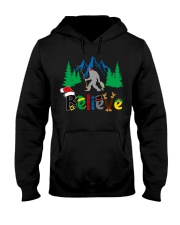 Believe Bigfoot Christmas - Love Fishing Hooded Sweatshirt tile
