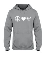 Peace Love Golf - Golf Lover Hooded Sweatshirt tile