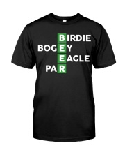Birdie Bogey Eagle Par - Love Golf Classic T-Shirt front