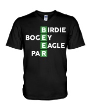 Birdie Bogey Eagle Par - Love Golf V-Neck T-Shirt tile