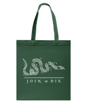 Join Or Die - Gun Lover Tote Bag tile