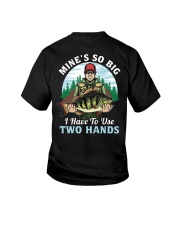 Mine's So Big - I Have To Use Two Hands - Fishing Gifts Youth T-Shirt tile