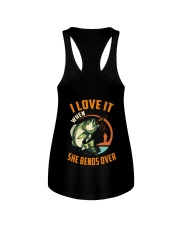 I Love It When She Bends Over - Love Fishing Ladies Flowy Tank tile