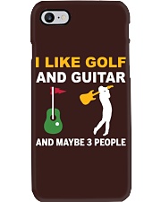 I Like Golf And Guitar And Maybe 3 People - Love Golf Phone Case tile