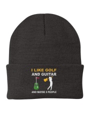I Like Golf And Guitar And Maybe 3 People - Love Golf Knit Beanie tile