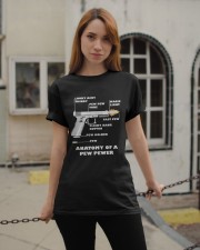 Anatomy Of A Pew Pewer - Gun Lover Classic T-Shirt apparel-classic-tshirt-lifestyle-19