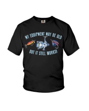 My Equipment May Be Old But It Still Works - Love Fishing Youth T-Shirt tile