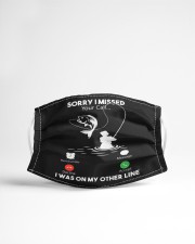 Sorry I Missed Your Call - I Was On My Other Line Cloth Face Mask - 3 Pack aos-face-mask-lifestyle-22