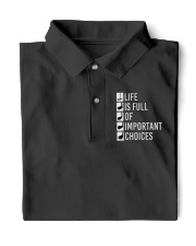 Life Is Full Of Important Choices - Love Golf Classic Polo tile
