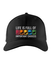 Life Is Full Of Important Choices - Golf Gifts Embroidered Hat tile