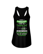 Need A Timeout Send Me Playing Golf And Don't Let Me Come Back Till My Attitude Changes - Golf Gifts Ladies Flowy Tank tile